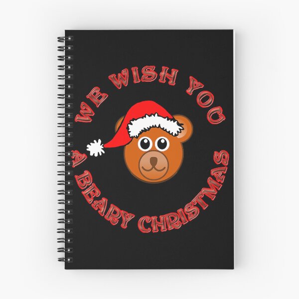 Item preview, We Wish You a Merry Christmas - Wish You a Beary Christmas - Bear With Santa Hat - Red Onyx Beveled  designed and sold by RyanPruitt3298.