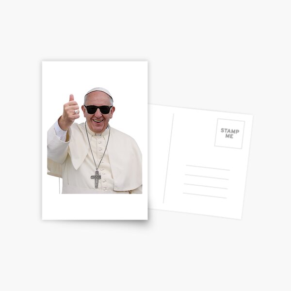 Item preview, Funny Thumbs up Pope Francis designed and sold by Beltschazar.
