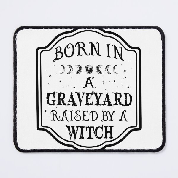 Item preview, Born in a graveyard raised by a witch witchy mug designed and sold by DesDirect Store.