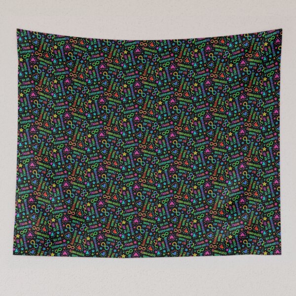 Item preview, We All Think Differently designed and sold by KrisInStitches.