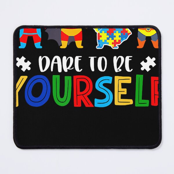 Item preview, Dare To Be Yourself Shirt Autism Awareness Superheroes Essential T-Shirt designed and sold by cheating0nyo.