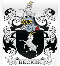 Becker Coat of Arms Poster