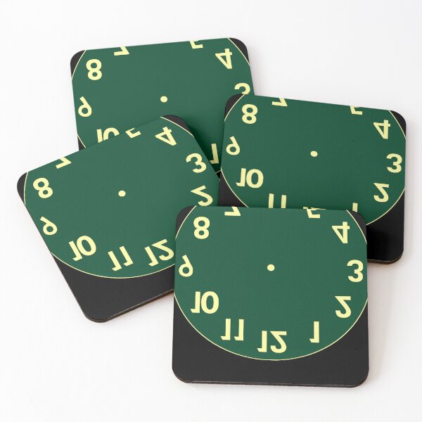 Item preview, Dark Green Clock Upside Down Classic T-Shirt designed and sold by cheating0nyo.