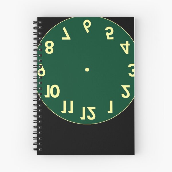 Item preview, Dark Green Clock Upside Down Classic T-Shirt designed and sold by cheating0nyo.