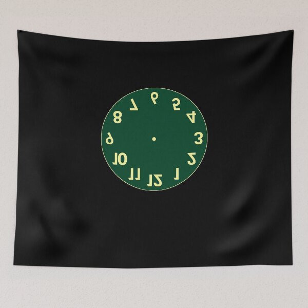 Item preview, Dark Green Clock Upside Down Classic T-Shirt designed and sold by cheating0nyo.