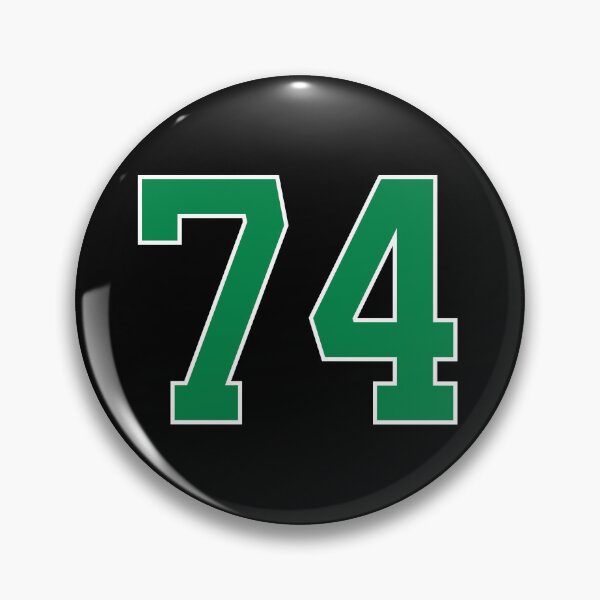 Item preview, 74 number, green lucky sports seventy four designed and sold by ArtIsParty.