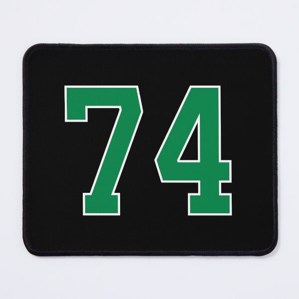 Item preview, 74 number, green lucky sports seventy four designed and sold by ArtIsParty.