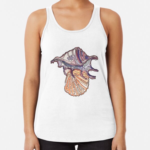 Shell Art Collection Racerback Tank Top