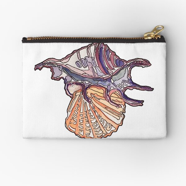 Shell Art Collection Zipper Pouch