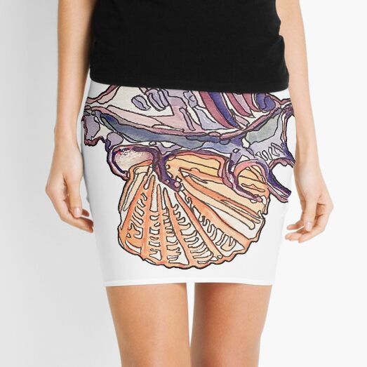 Shell Art Collection Mini Skirt