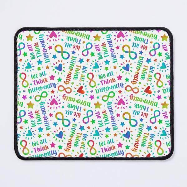 Item preview, We All Think Differently designed and sold by KrisInStitches.