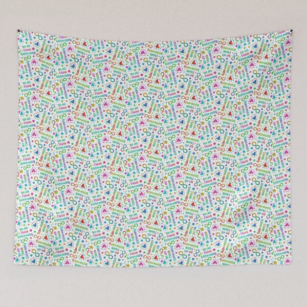 Item preview, We All Think Differently designed and sold by KrisInStitches.