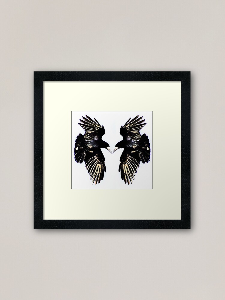 Thumbnail 1 of 7, Framed Art Print, Huginn and Muninn designed and sold by DBailey.