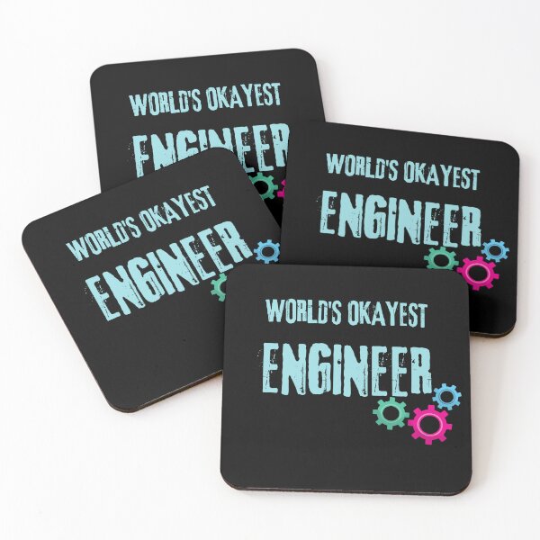 Item preview, World's okayest engineer designed and sold by SamXDesigns.