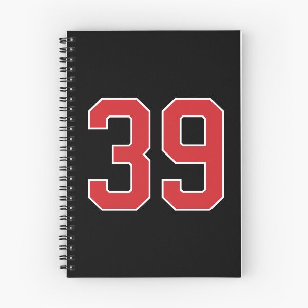 Item preview, Sports Number 39, red black color lucky sport thirty nine designed and sold by ArtIsParty.