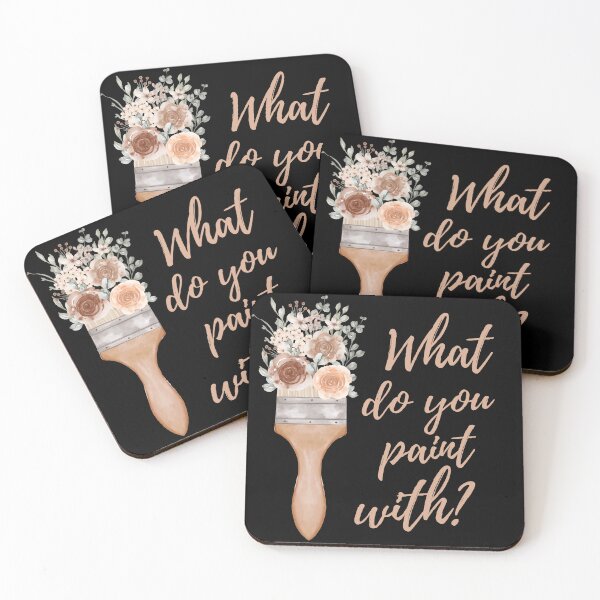 Item preview, Copy of What Do You Paint With - Artist Paintbrush Design  designed and sold by CreativNode.