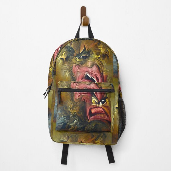 Item preview, Baroque style angry contorted screaming face designed and sold by janesg.