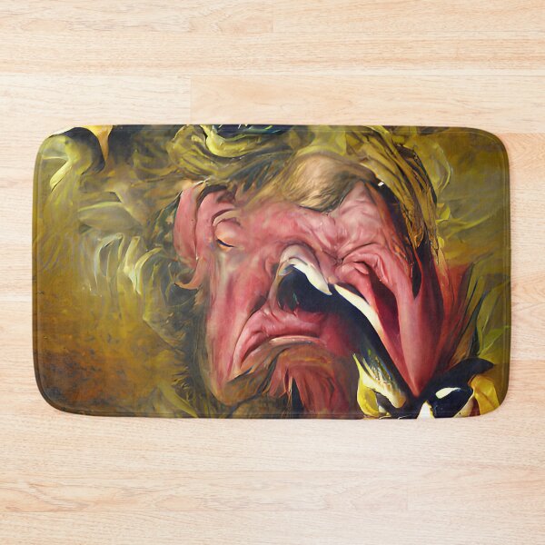 Item preview, Baroque style angry contorted screaming face designed and sold by janesg.