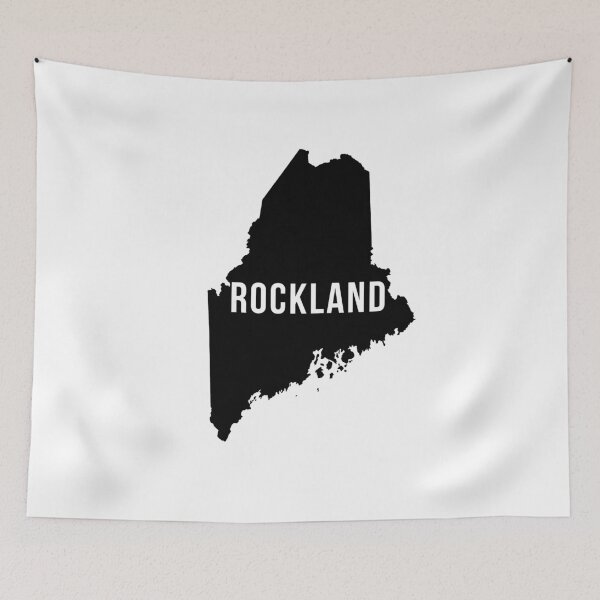 Item preview, Rockland, Maine State Silhouette designed and sold by CartoCreative.
