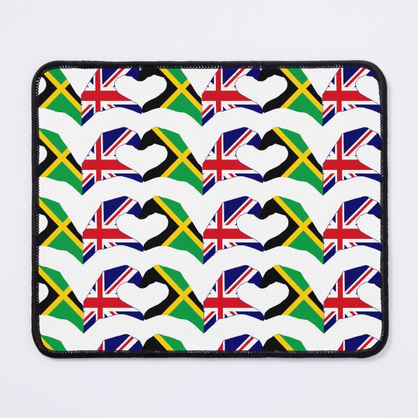 Item preview, We Heart UK & Jamaica Patriot Flag Series designed and sold by Carbon-Fibre Media.