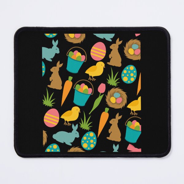Item preview, Easter Bunny Chicks Egg Nest Pattern Sticker designed and sold by ezechudnbowy.