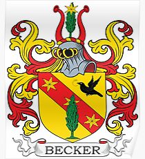 Becker Coat of Arms Poster