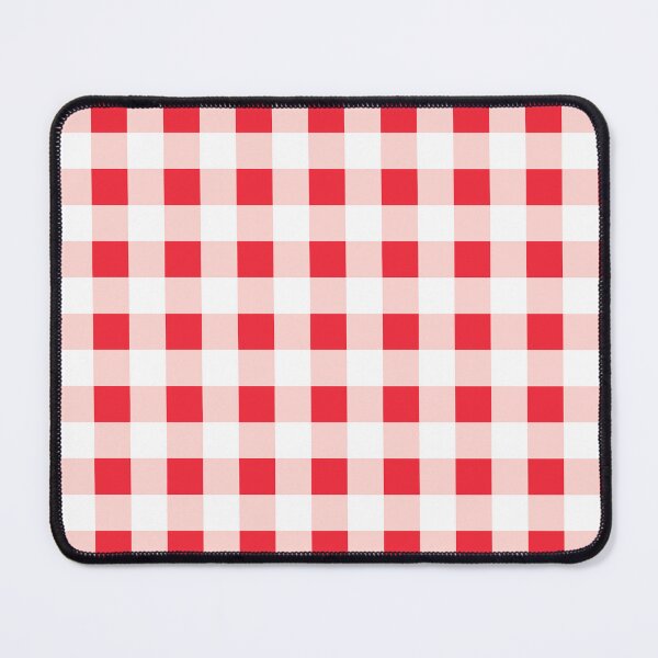 Item preview, Red Gingham Plaid Pattern designed and sold by lucybrownlane.