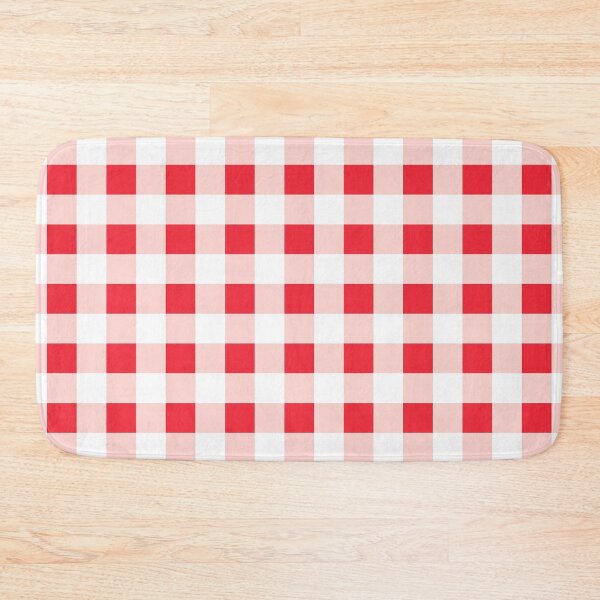 Item preview, Red Gingham Plaid Pattern designed and sold by lucybrownlane.