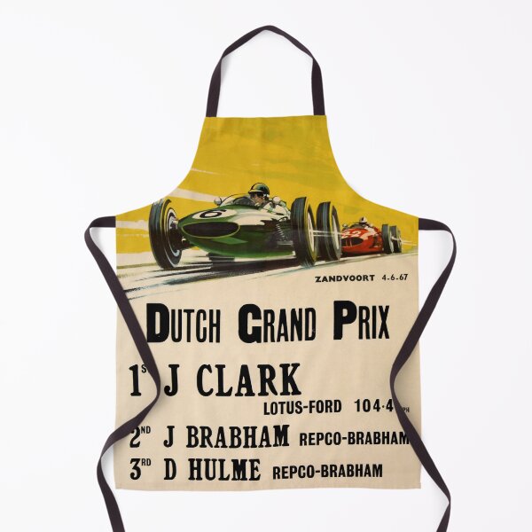 Item preview, Vintage 1967 Dutch Grand Prix Motor Racing winners Poster designed and sold by Designbuddies.