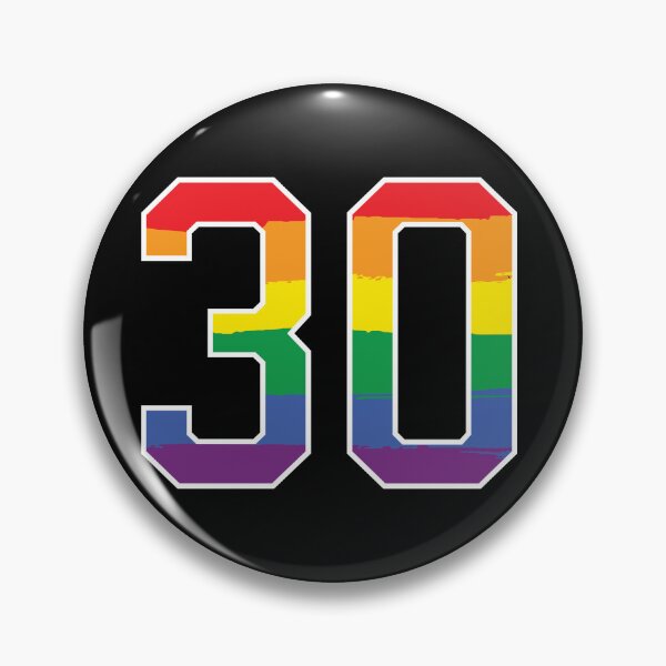 Item preview, Number 30 Rainbow LGBT pride thirty designed and sold by LoveIsColorful.