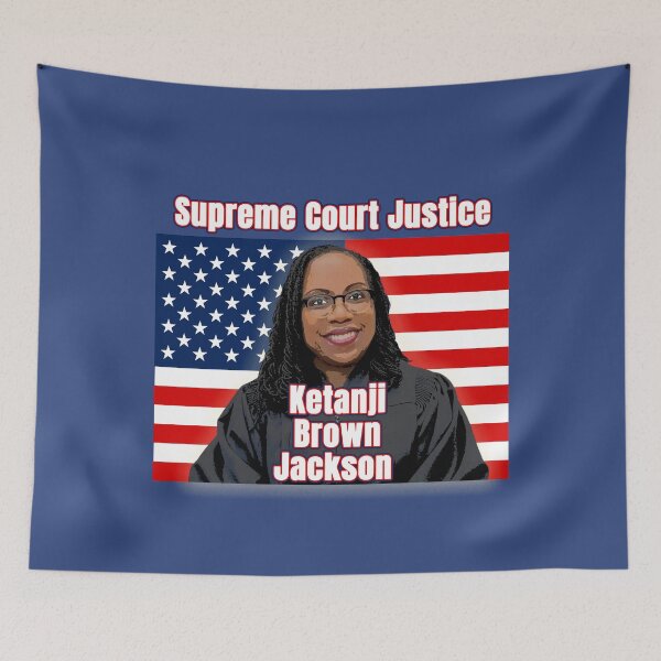 Item preview, Ketanji Brown Jackson Supreme Court Justice American Flag designed and sold by OliviaGbyKyro.