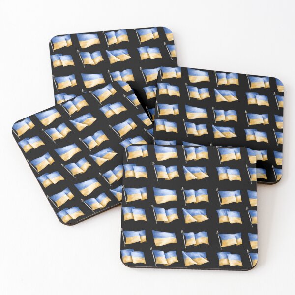 Item preview, Ukrainian Flags Watercolor designed and sold by AwesomeProject.