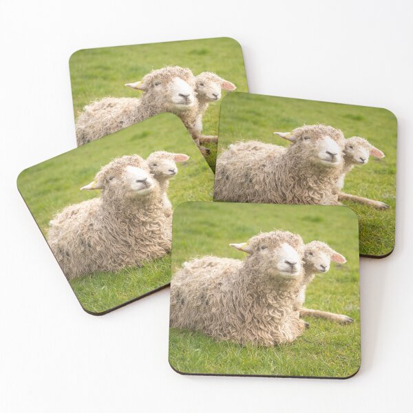 Item preview, Mother with her  baby lamb designed and sold by kathleenjean.