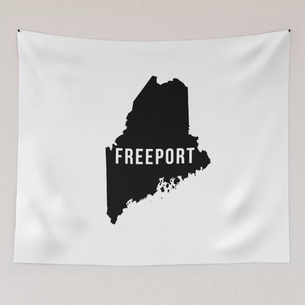 Item preview, Freeport, Maine State Silhouette designed and sold by CartoCreative.