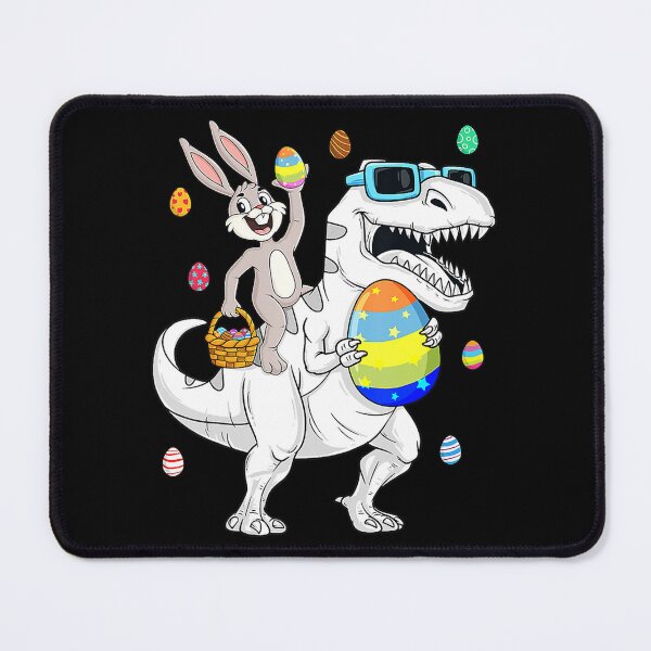 Item preview, Easter Bunny Riding T Rex Dinosaur Funny Eggs Boys Girl Kids . designed and sold by ezechudnbowy.