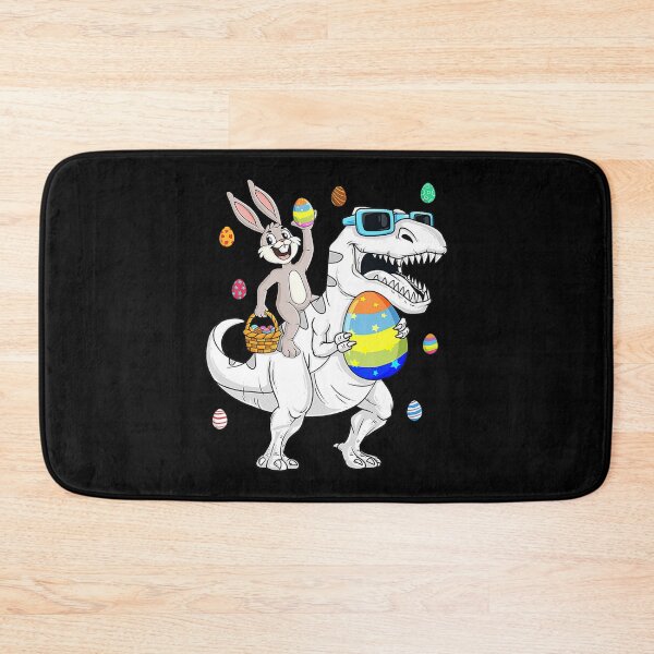 Item preview, Easter Bunny Riding T Rex Dinosaur Funny Eggs Boys Girl Kids . designed and sold by ezechudnbowy.