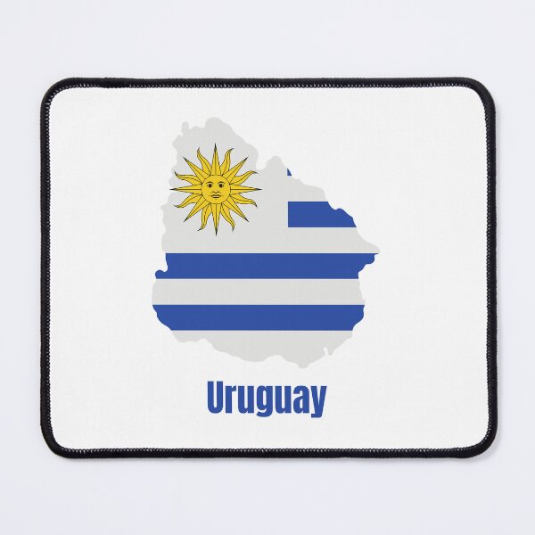 Item preview, Flag Map of Uruguay designed and sold by Tienda-Vane.