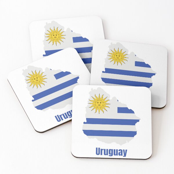 Item preview, Flag Map of Uruguay designed and sold by Tienda-Vane.