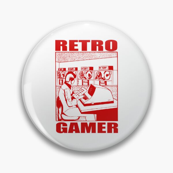 Artikelvorschau, Retro Gamer oldschool gambler PC red Nerdstuff entworfen und verkauft von Future Nerd.
