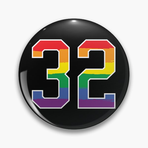 Item preview, Number 32 Rainbow LGBT pride thirty two designed and sold by LoveIsColorful.