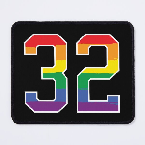 Item preview, Number 32 Rainbow LGBT pride thirty two designed and sold by LoveIsColorful.