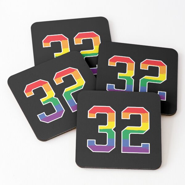 Item preview, Number 32 Rainbow LGBT pride thirty two designed and sold by LoveIsColorful.