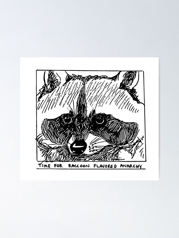 ANARCHY RACCOON - Anarchy Raccoon - Posters and Art Prints