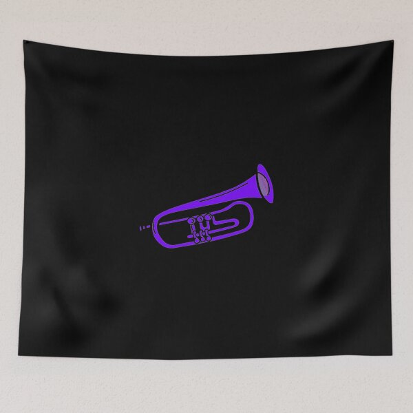 Item preview, Trumpet Loud Purple Active T-Shirt designed and sold by desireeowe.