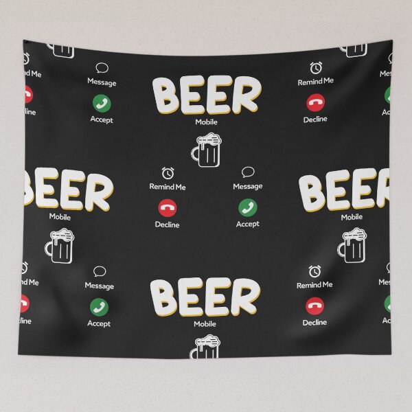Item preview, Beer-moble-remind me-message designed and sold by Best-Designers.