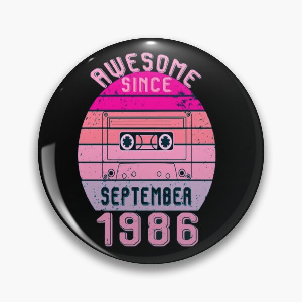 Item preview, Awesome since September 1986 illustration premium design  designed and sold by truemoneyman.