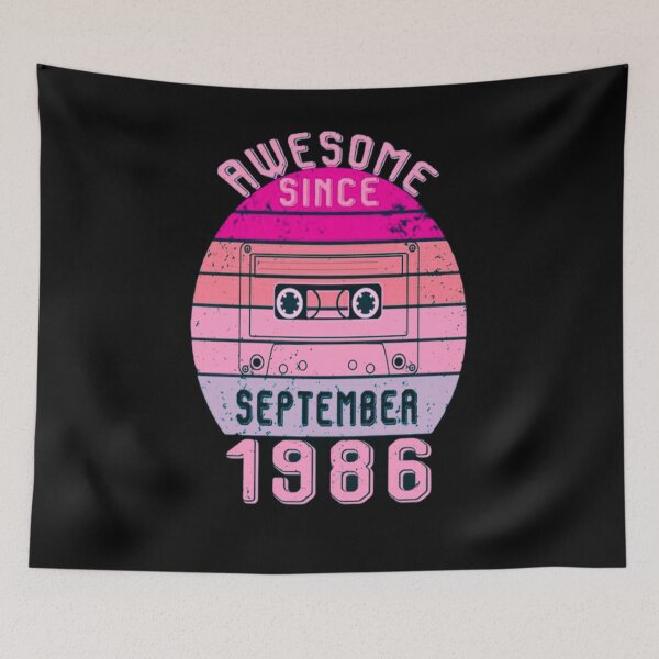 Item preview, Awesome since September 1986 illustration premium design  designed and sold by truemoneyman.