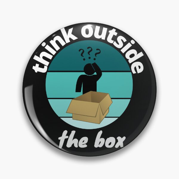 Item preview, Think Outside The Box Retro designed and sold by RedSparkle.
