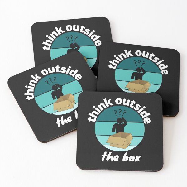 Item preview, Think Outside The Box Retro designed and sold by RedSparkle.