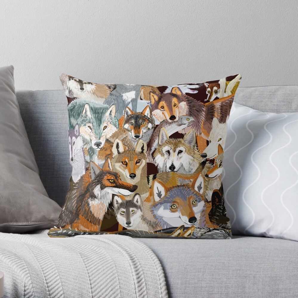 Item preview, Throw Pillow designed and sold by belettelepink.